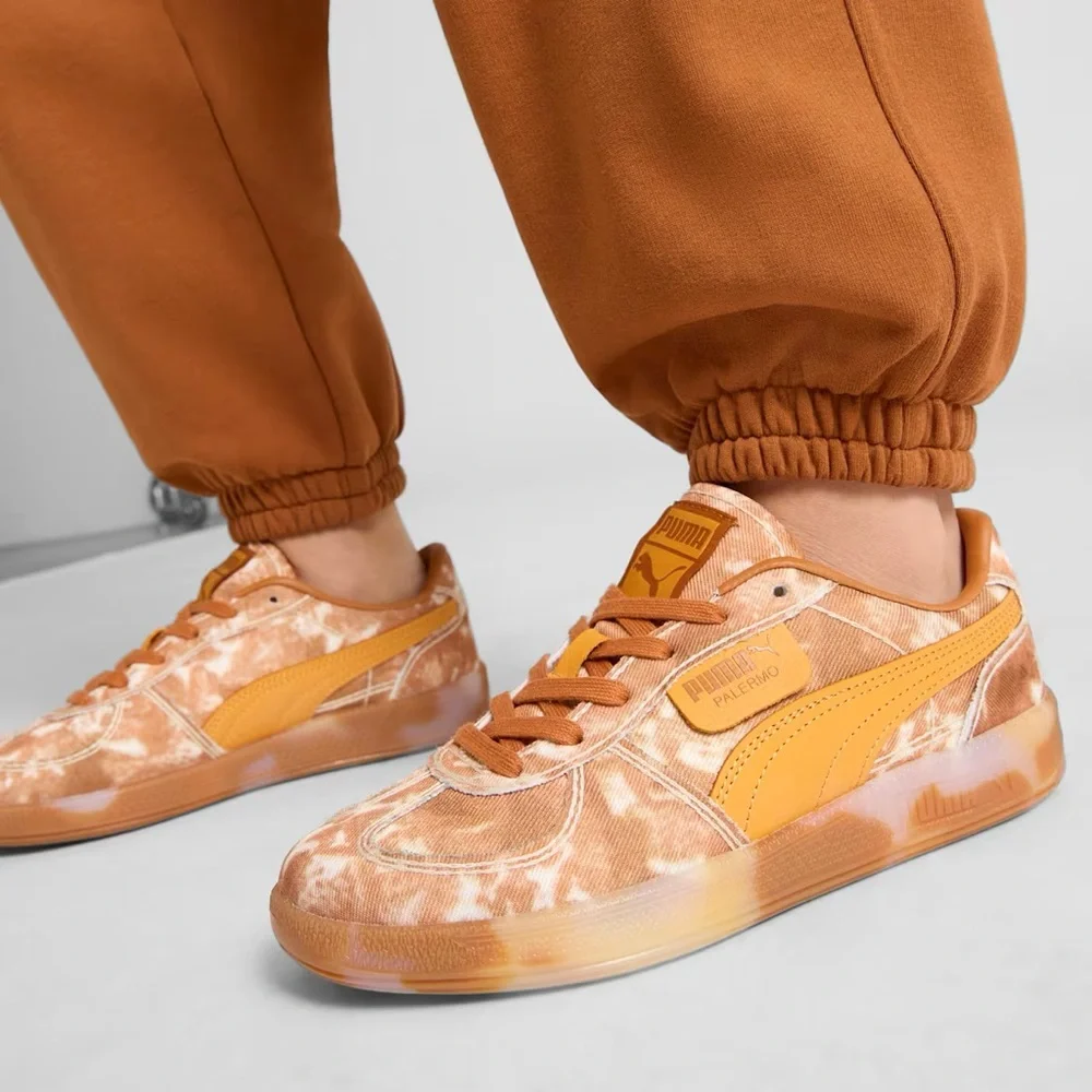 PUMA women’s Orange Tie-Dye Palermo Sneakers size 9.5 color ginger tea - Picture 9 of 9